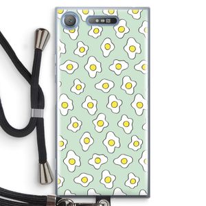 Spiegeleitjes: Sony Xperia XZ1 Transparant Hoesje met koord