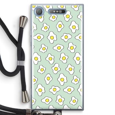 Spiegeleitjes: Sony Xperia XZ1 Transparant Hoesje met koord