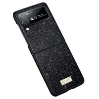 Sulada Celebrity Series Samsung Galaxy Z Flip4 Hybride Hoesje - Zwart