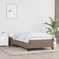 Bedframe zonder matras 90x190 cm stof taupe - thumbnail