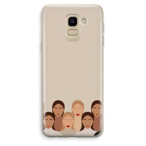 Girls girls girls: Samsung Galaxy J6 (2018) Transparant Hoesje