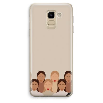 Girls girls girls: Samsung Galaxy J6 (2018) Transparant Hoesje