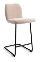 Jesper Home Barstoel 'Ikata' Arch Black, kleur Sand Strand (zithoogte 65cm)