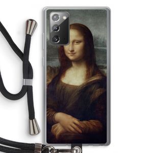Mona Lisa: Samsung Galaxy Note 20 / Note 20 5G Transparant Hoesje met koord