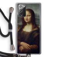 Mona Lisa: Samsung Galaxy Note 20 / Note 20 5G Transparant Hoesje met koord
