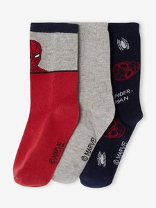 Set van 3 paar Marvel® Spiderman sokken rood