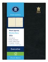 Agenda 2023 Ryam Executive Mundior 7dagen/2pagina&apos;s zwart - thumbnail