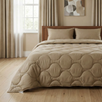 1+1 Gratis Wasbaar Lazy Dekbed Zonder Overtrek - Zonder Overtrek - Teak - Dekbed-Discounter.nl