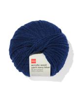 HEMA Acryl-wol Garen Donkerblauw 100gram 165meter - thumbnail