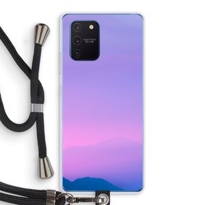 Sunset pastel: Samsung Galaxy Note 10 Lite Transparant Hoesje met koord