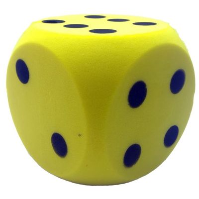 Grote dobbelsteen Sinterklaas spel 16 cm