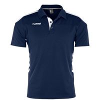 Hummel 163002 Valencia Polo - Navy-White - M - thumbnail