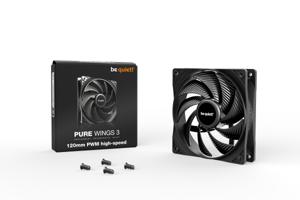 be quiet! Pure Wings 3 120mm PWM high-speed Computer behuizing Ventilator 12 cm Zwart 1 stuk(s)