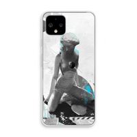 I will not feel a thing: Pixel 4 Transparant Hoesje