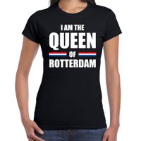Zwart I am the Queen of Rotterdam shirt - Koningsdag t-shirt voor dames 2XL  -