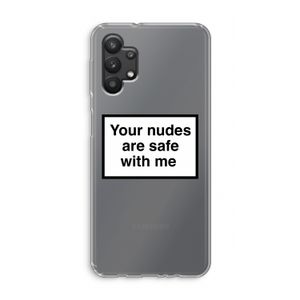 Safe with me: Samsung Galaxy A32 5G Transparant Hoesje