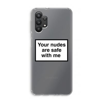 Safe with me: Samsung Galaxy A32 5G Transparant Hoesje