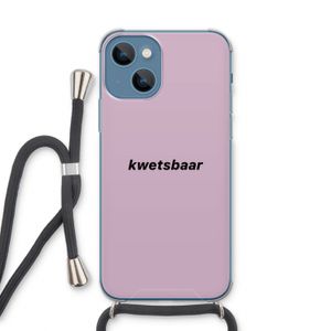 kwetsbaar: iPhone 13 Transparant Hoesje met koord