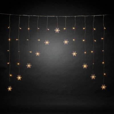 Konstsmide Lichtgordijn Buiten Energielabel: G (A - G) 41 LED Warmwit (b x h) 140 cm x 120 cm