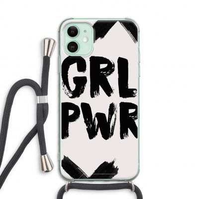 Girl Power #2: iPhone 11 Transparant Hoesje met koord