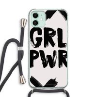 Girl Power #2: iPhone 11 Transparant Hoesje met koord