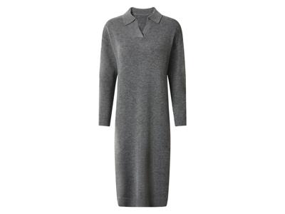 esmara Gebreide dames jurk (Grijs, M (40/42))