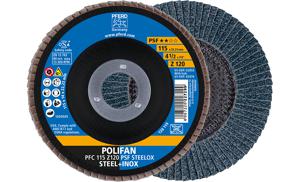 PFERD 67769115 PFC 115 Z 120 PSF STEELOX Lamellenschijf Diameter 115 mm Boordiameter 22.23 mm RVS, Staal 10 stuk(s)