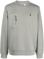 Polo Ralph Lauren sweat à motif Polo Pony brodé - Gris