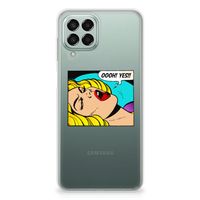 Samsung Galaxy M33 Silicone Back Cover Popart Oh Yes - thumbnail