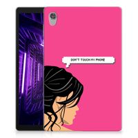 Lenovo Tab M10 HD (2de generatie) Print Case Woman Don't Touch My Phone