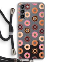 Donuts: Samsung Galaxy S21 Transparant Hoesje met koord