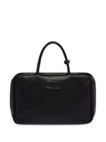 Miu Miu sac cabas à logo embossé - Noir