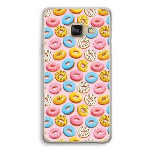 Pink donuts: Samsung A3 (2017) Transparant Hoesje