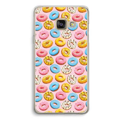 Pink donuts: Samsung A3 (2017) Transparant Hoesje