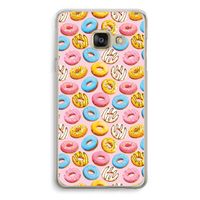 Pink donuts: Samsung A3 (2017) Transparant Hoesje Pink donuts: Samsung A3 (2017) Transparant Hoesje