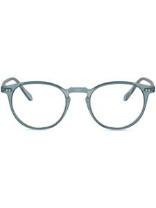 Oliver Peoples lunettes de vue Riley-R à monture ronde - Bleu