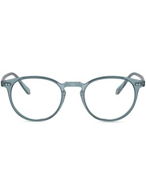 Oliver Peoples lunettes de vue Riley-R à monture ronde - Bleu