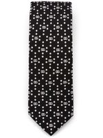 Dolce & Gabbana logo-print silk tie - Noir - thumbnail