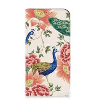 Smartphone hoesje voor iPhone 15 Pro Max Pink Peacock