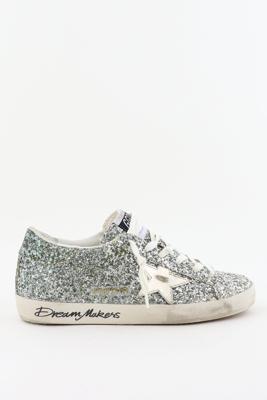 Golden Goose sneakers Superstar GWF00101.F008056.65224 platinum/green Golden Goose sneakers Superstar GWF00101.F008056.65224 platinum/green