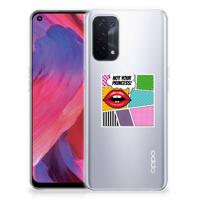 OPPO A93 5G Silicone Back Cover Popart Princess