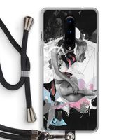 Camouflage de sommeil: OnePlus 8 Transparant Hoesje met koord