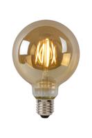 Lucide G95 - Filament lamp - Ø 9,5 cm - LED Dimb. - E27 - 1x5W 2700K - Amber