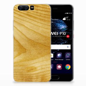 Huawei P10 Bumper Hoesje Licht Hout