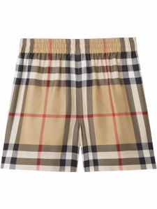 Burberry short à carreaux - Tons neutres