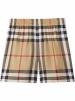 Burberry short à carreaux - Tons neutres