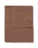 HEMA Tafelkleed 140x240cm katoen donkerbruin (donkerbruin)
