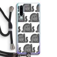 Cats: Huawei P30 Transparant Hoesje met koord