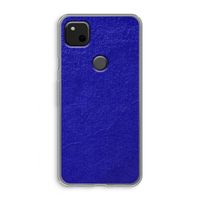 Majorelle Blue: Google Pixel 4a Transparant Hoesje