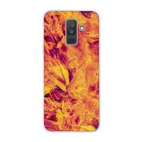 Eternal Fire: Samsung Galaxy A6 Plus (2018) Transparant Hoesje